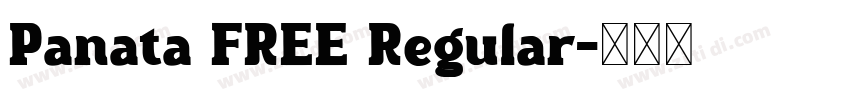 Panata FREE Regular字体转换